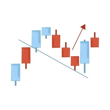 Candlestick Illustration 스톡 일러스트