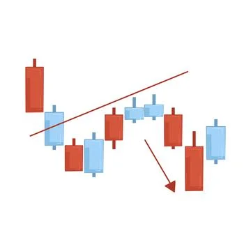 Candlestick Illustration 스톡 일러스트