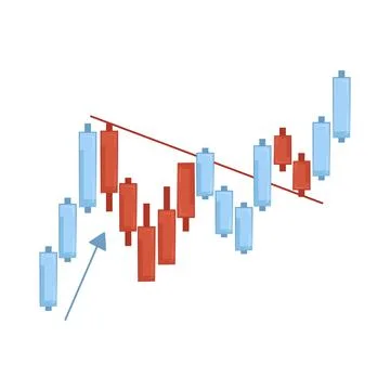Candlestick Illustration Stock Illustration