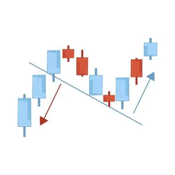 Candlestick Illustration 스톡 일러스트