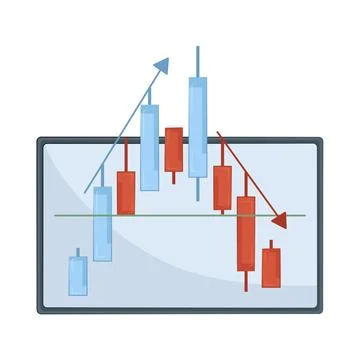 Candlestick Illustration Stock Illustration