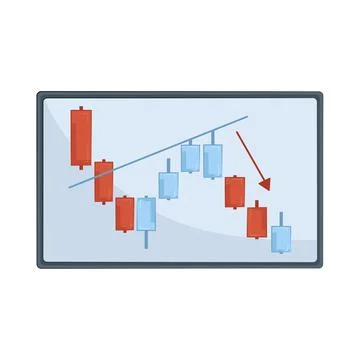 Candlestick Illustration 스톡 일러스트