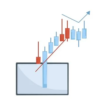 Candlestick Illustration 스톡 일러스트
