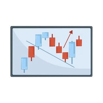 Candlestick Illustration Stock Illustration