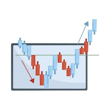 Candlestick Illustration Stock Illustration