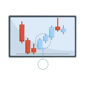 Candlestick Illustration Stock Illustration