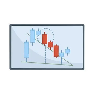 Candlestick Illustration 스톡 일러스트