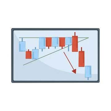 Candlestick Illustration 스톡 일러스트