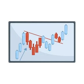 Candlestick Illustration 스톡 일러스트