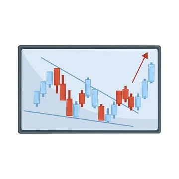 Candlestick Illustration 스톡 일러스트