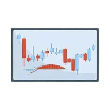Candlestick Illustration 스톡 일러스트