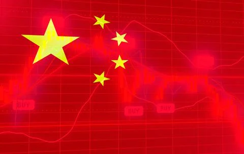 Candlestick stock exchange background Illustrazione stock