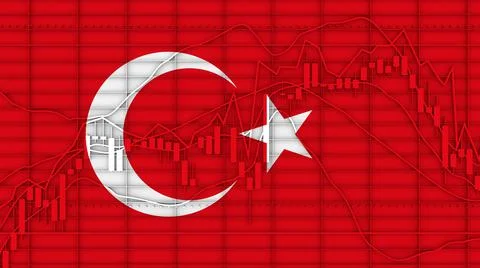 Candlestick stock exchange background 库存插图