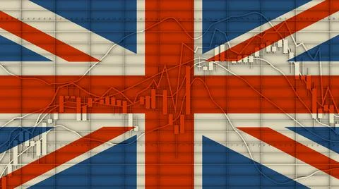 Candlestick stock exchange background 库存插图