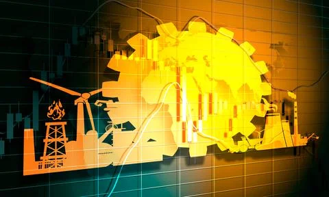 Candlestick stock exchange background Stock Illustration