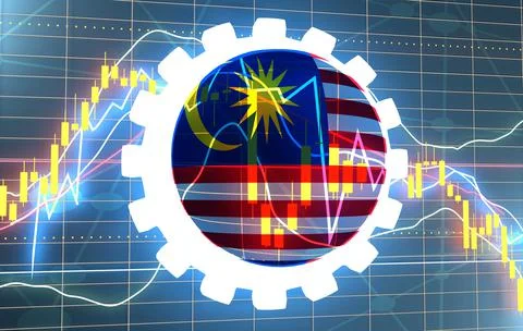 Candlestick stock exchange background Stock Illustration