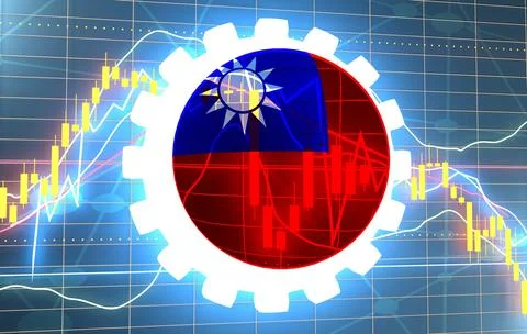 Candlestick stock exchange background Illustrazione stock