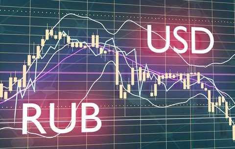 Candlestick stock exchange background Stock Illustration