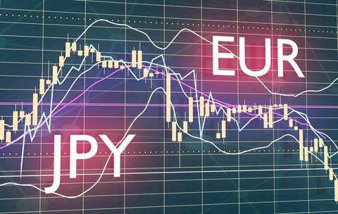 Candlestick stock exchange background Stock Illustration