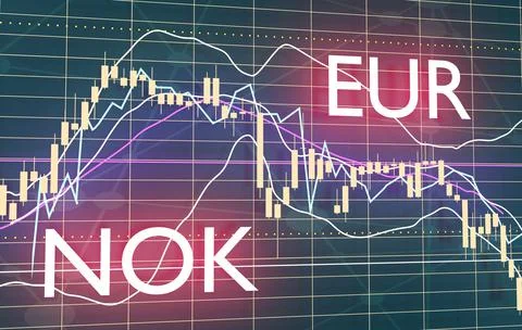 Candlestick stock exchange background 库存插图