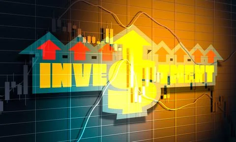 Candlestick stock exchange background Stock Illustration