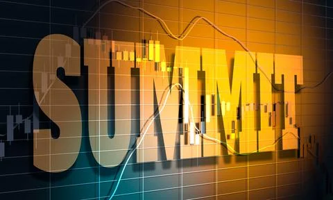 Candlestick stock exchange background Illustrazione stock