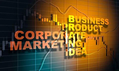 Candlestick stock exchange background Stock Illustration