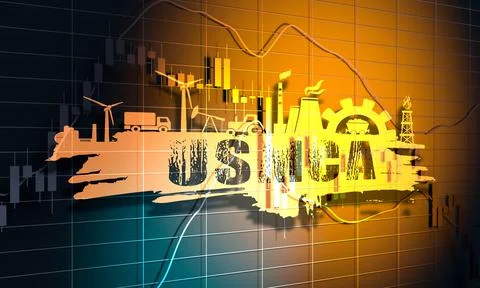 Candlestick stock exchange background Stock Illustration