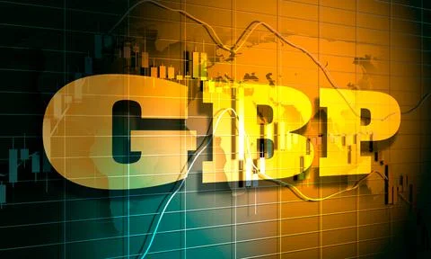Candlestick stock exchange background Stock Illustration
