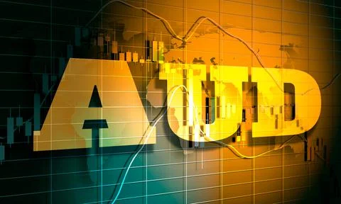 Candlestick stock exchange background Illustrazione stock