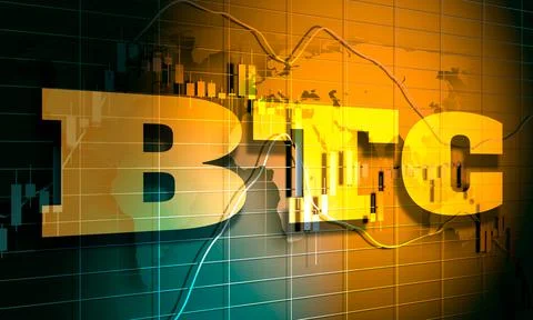 Candlestick stock exchange background Illustrazione stock