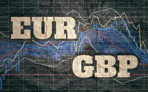 Candlestick stock exchange background Illustrazione stock