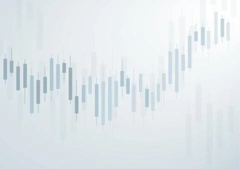 Candlestick stock exchange background vector Stock Illustration