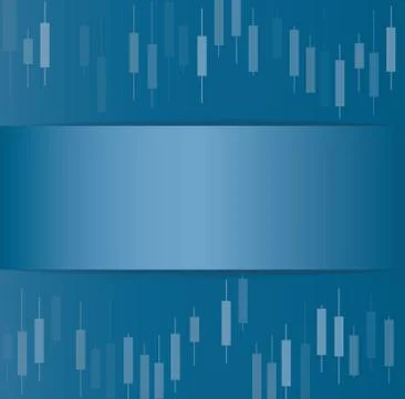Candlestick stock exchange background vector Stock Illustration