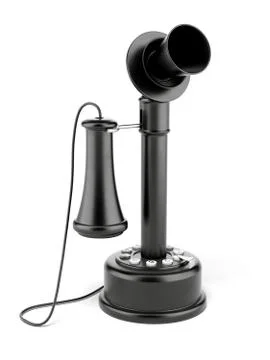 Candlestick Telephone 库存插图