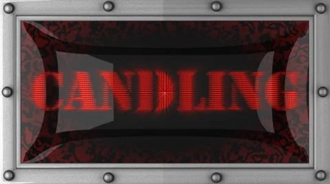 Candling on led Stock Footage 8684490