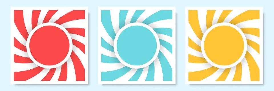 Candy abstract backdrop in flat style. Sun lollypop vector illustration on .. Stock Illustration