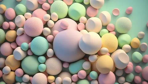 Candy and Ice cream composition. UI UX Background Stock Illustration