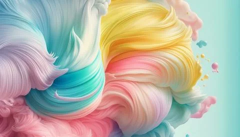 Candy and Ice cream composition. UI UX Background Stock Illustration