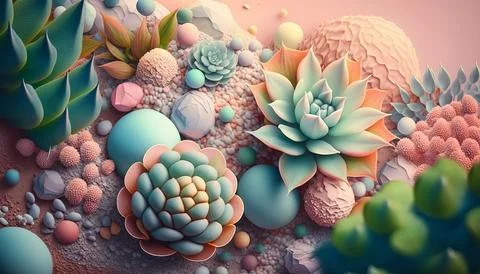 Candy and Ice cream composition. UI UX Background Stock Illustration