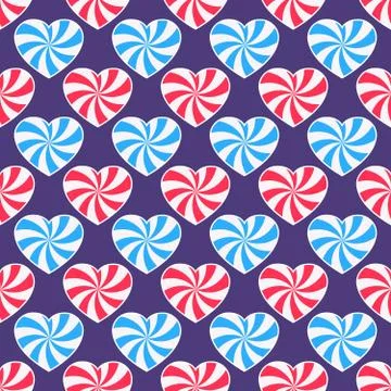 Candy and love Illustrazione stock