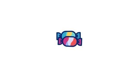 Candy Animated Icon Stock Footage 320340856