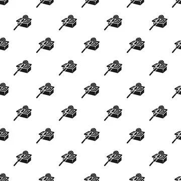 Candy apple dip seamless vector pattern background Illustrazione stock