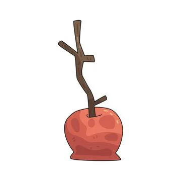 Candy Apple illustration Stock Illustration