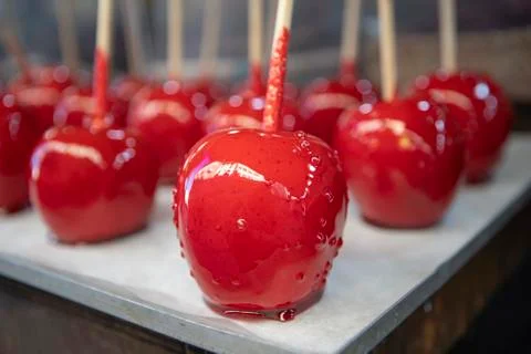 Candy Apples. Stock Photos