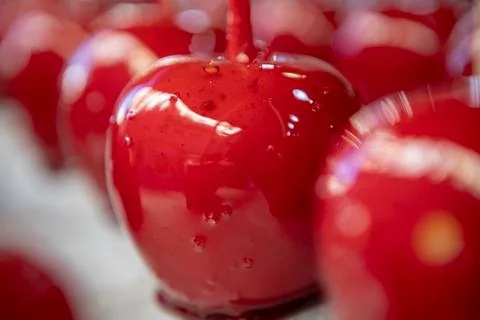 Candy Apples. Stock Photos