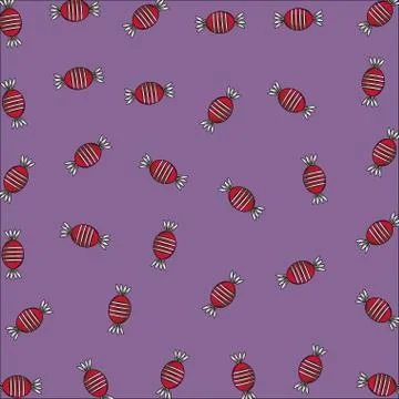 Candy background cartoons Stock Illustration