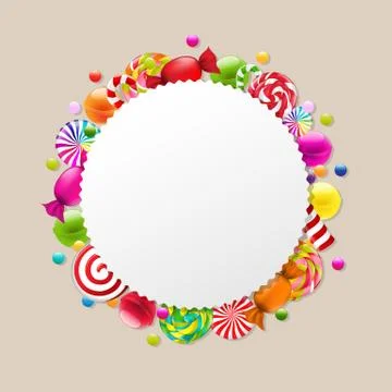 Candy Background Stock Illustration