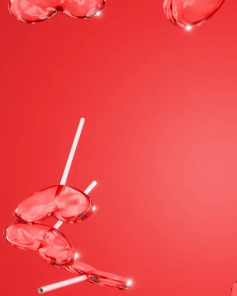 Candy background for valentine's day Video stock 297633195