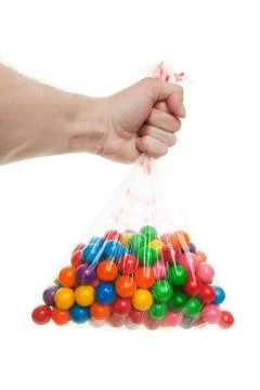 Candy bag Foto stock